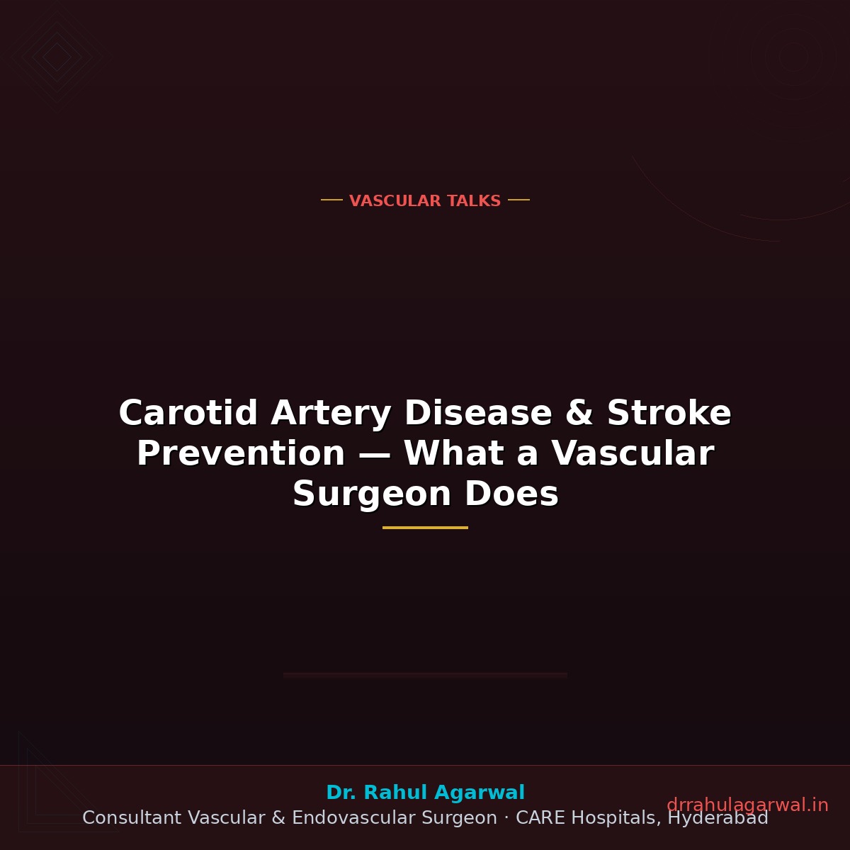 Carotid Artery Disease & Stroke Prevention — What a Vascular Surgeon Does