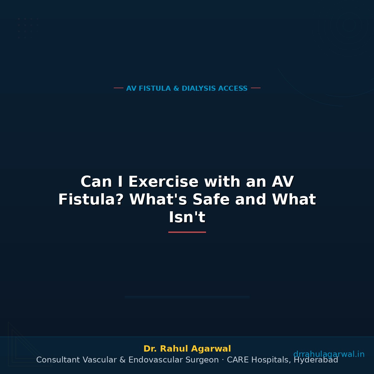 Can I Exercise with an AV Fistula? What’s Safe and What Isn’t