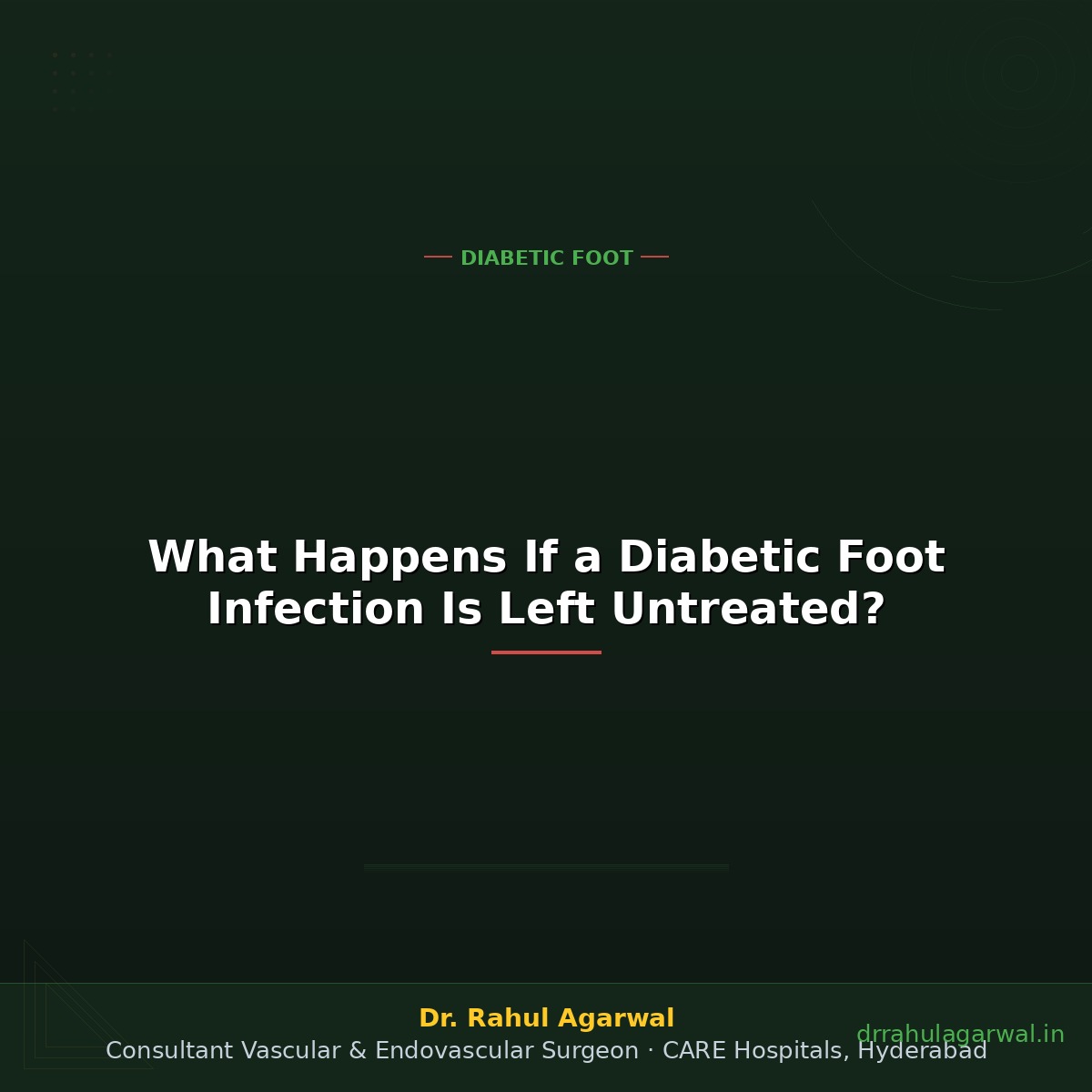 What Happens If a Diabetic Foot Infection Is Left Untreated?